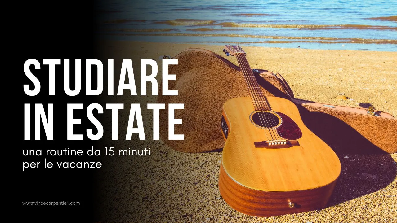 Studiare chitarra in estate